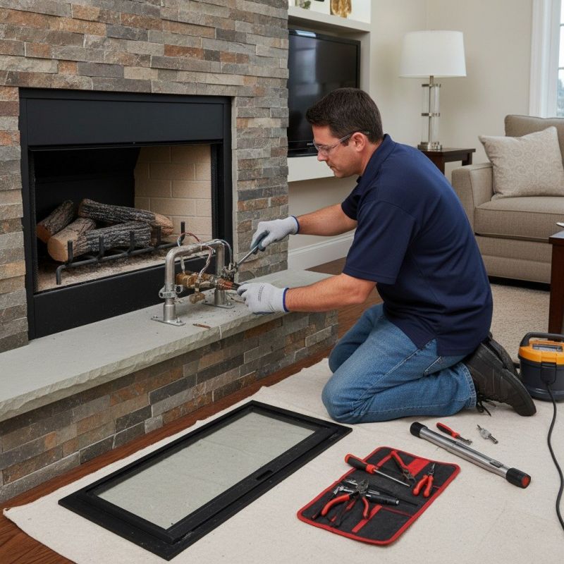 Local Fireplace Refacing pros at work