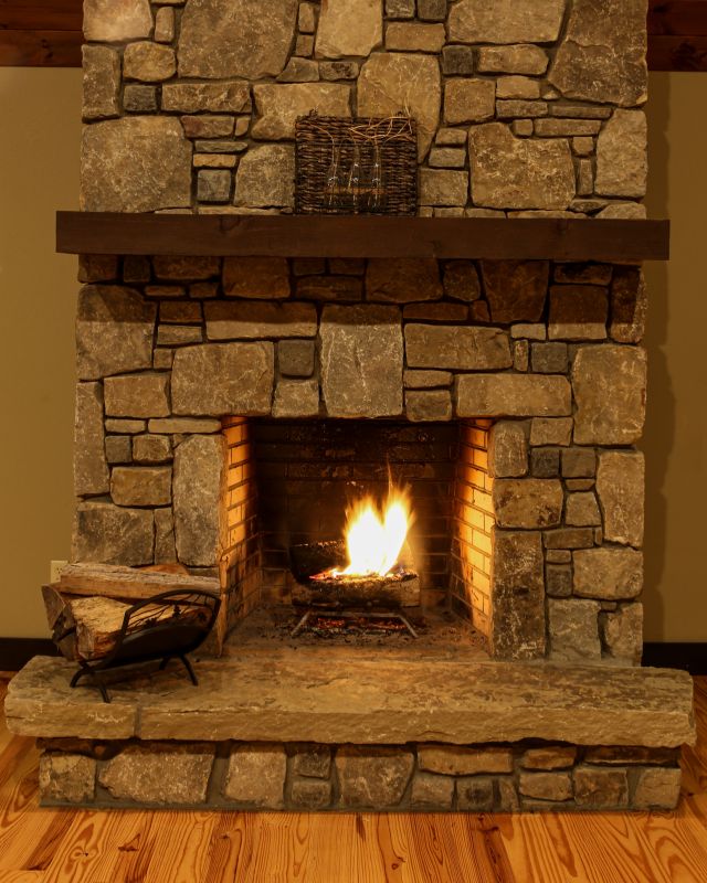 Old vs. New Fireplace