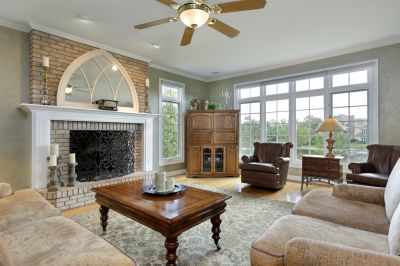 Refacing a Fireplace in Brick!
